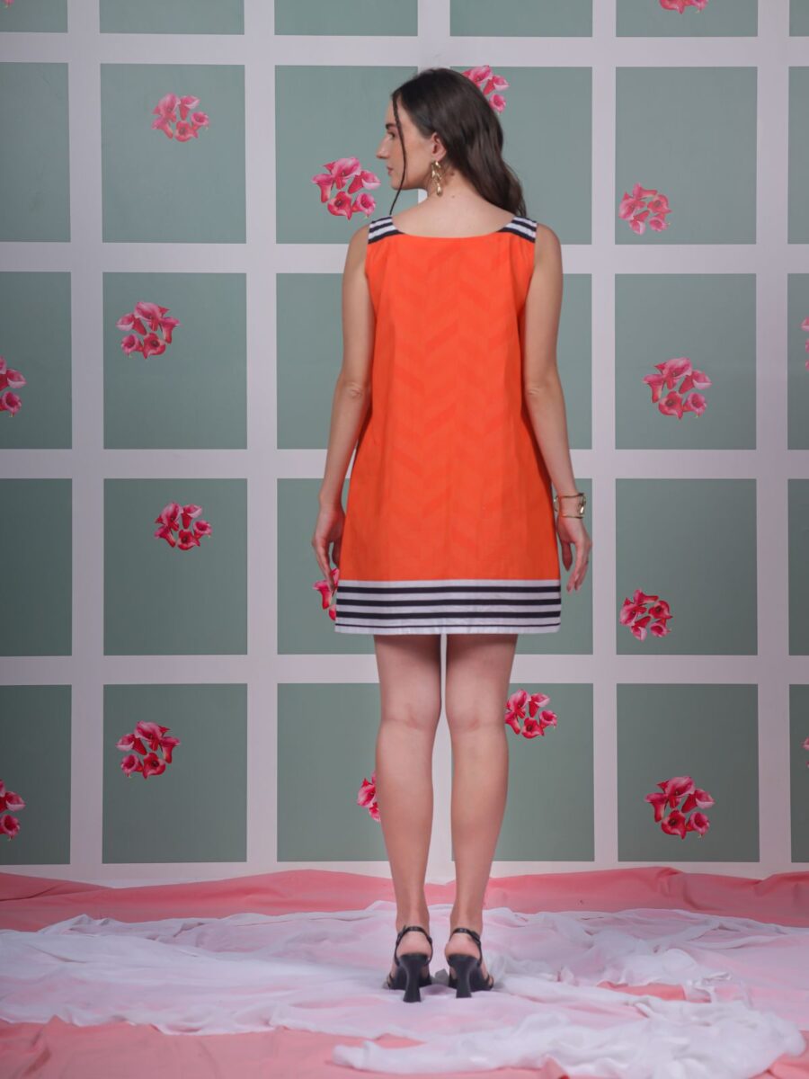 Orange Pixie Dress - Image 3