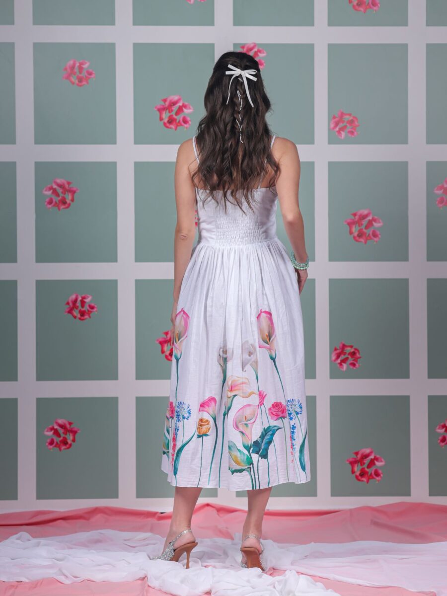 Sia Sphagetti Flared Dress - Image 3
